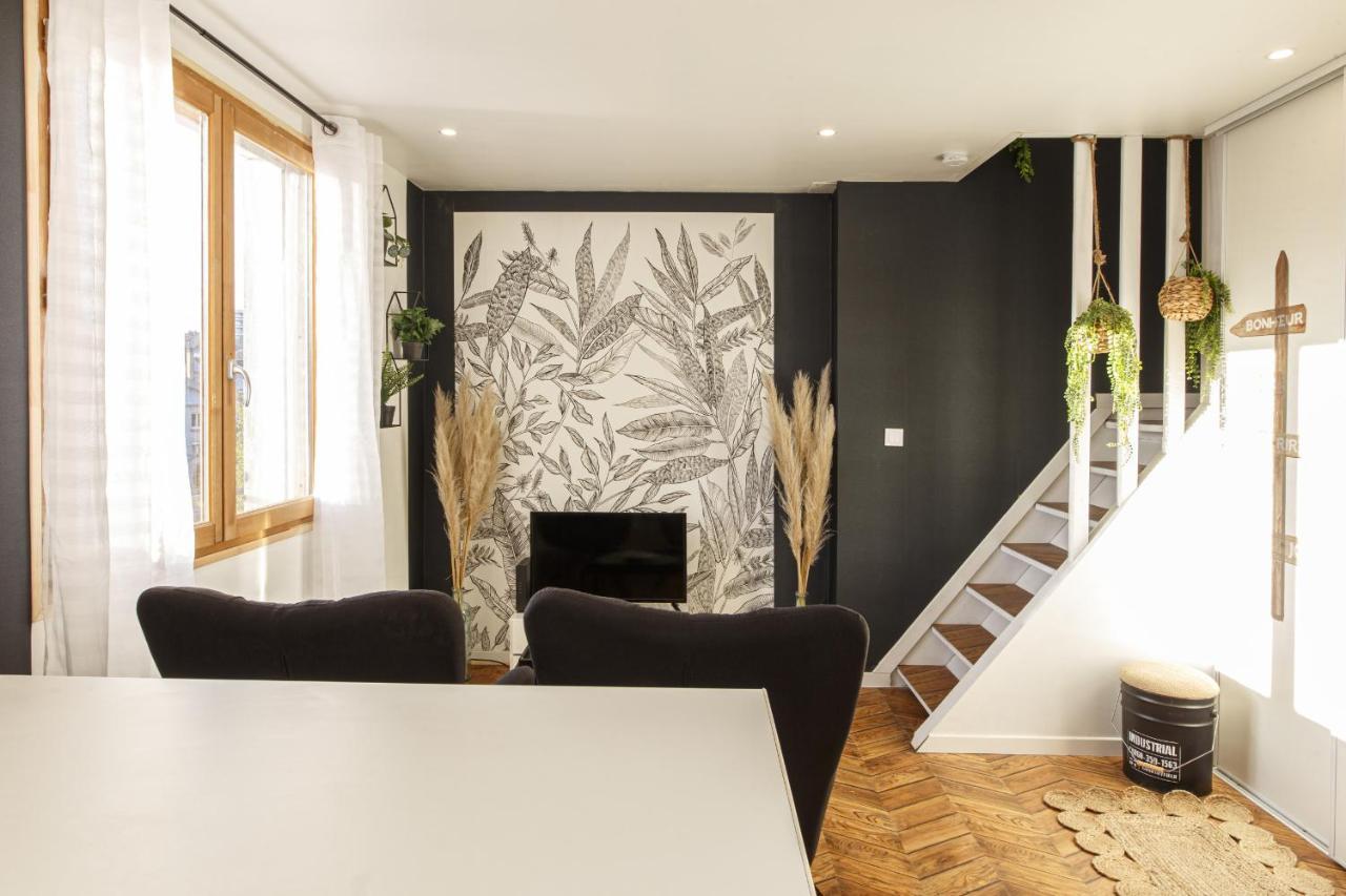 אנז'ה Le Patio - Duplex Verdoyant Proche Centre-Ville מראה חיצוני תמונה