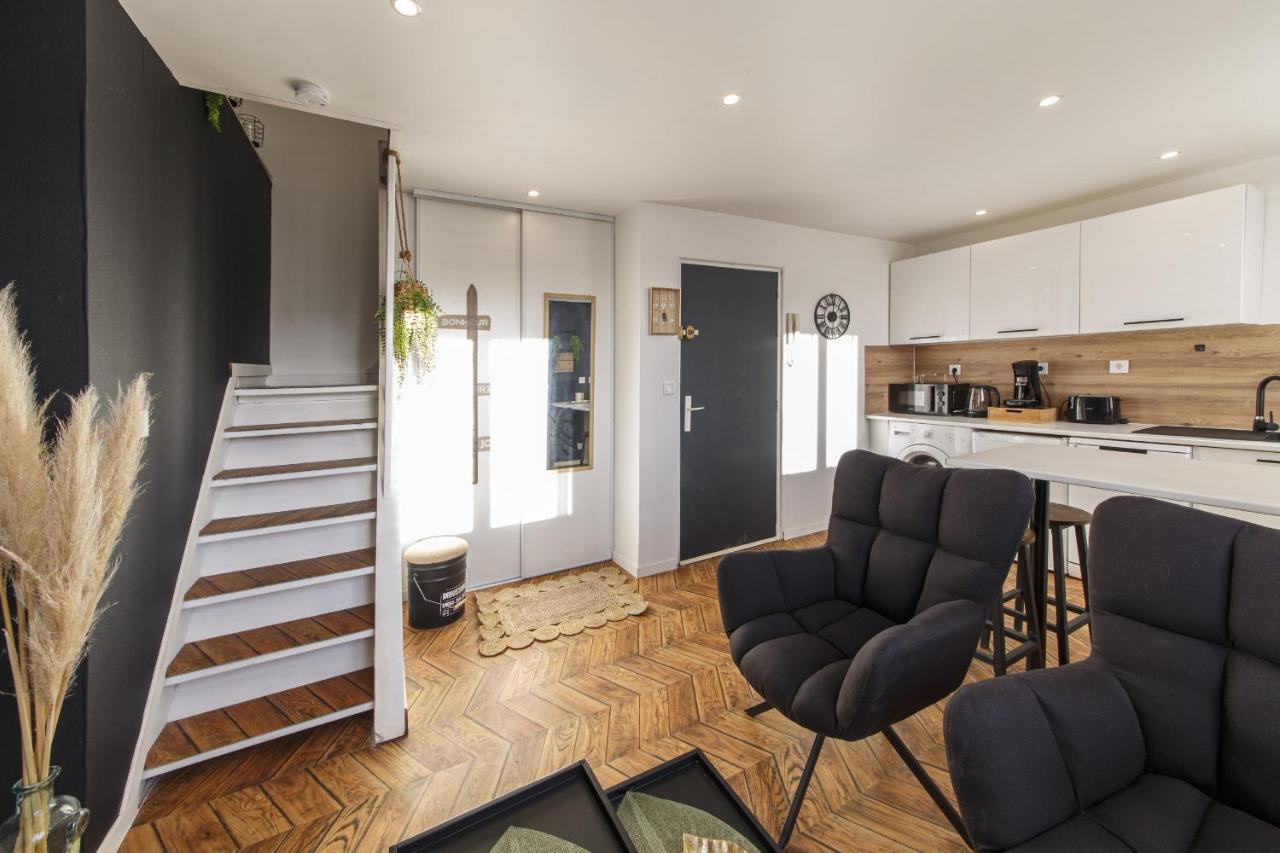אנז'ה Le Patio - Duplex Verdoyant Proche Centre-Ville מראה חיצוני תמונה